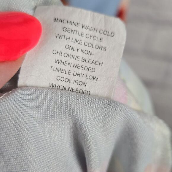 Maternity Maxi Dress Blue Floral Off Shoulder Strapless Empire Waist Long Sleeve - Picture 9 of 11